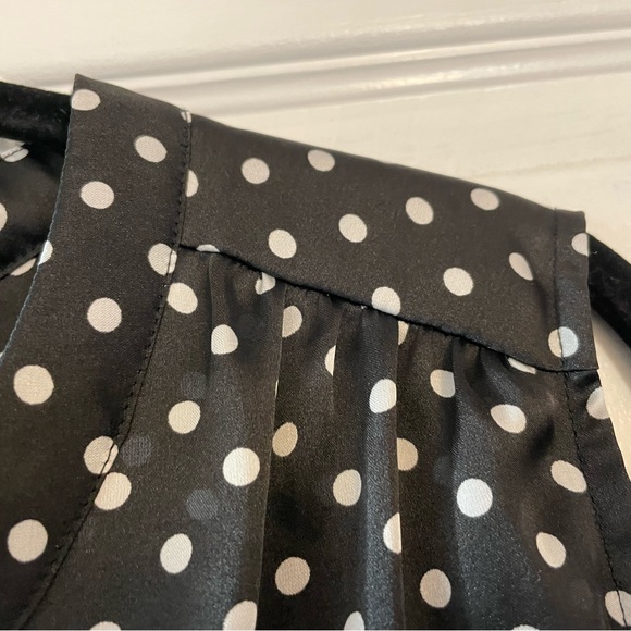 Ruby Ribbon black/white polka dot women’s sleeveless top in excellent condition - Picture 3 of 8